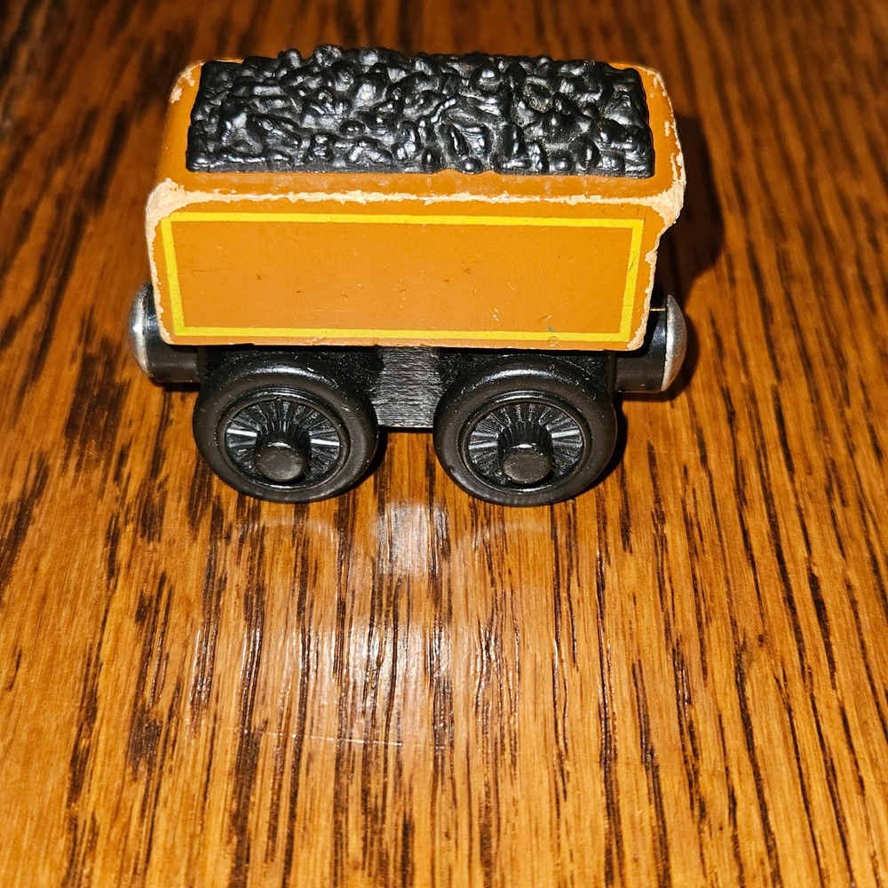 Vintage 2000 Britt Allcroft Wooden Railway‎ Coal Car Tender Thomas Magnetic